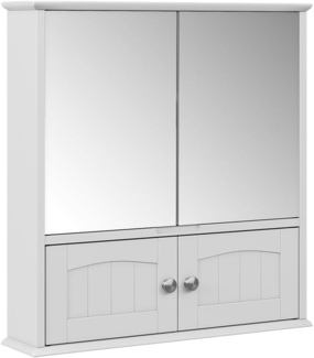 Spiegelschrank Bianco Weiß 56 x 58 cm Vicco