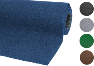 misento Kunstrasen Outdoor mit Noppen - wetterfest und pflegeleicht - geeignet als Balkon Teppich oder Rasenteppich Outdoor - einfach zu verlegen 400x800 cm Blau