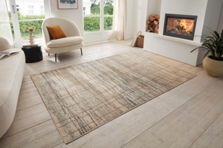 HANSE Home Teppich Jord, rechteckig, Höhe: 8 mm, Kurzflor, Läufer, Vintage, Wohnzimmer, Schlafzimmer, Esszimmer, Flur