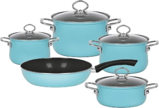 RIESS Emailset 5-teilig kristallblau Aktion