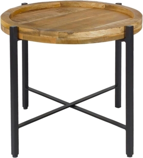 Amagohome Couchtisch Couchtisch Beistelltisch rund ø46/55/75cm Industrie Style Wohnzimmer T