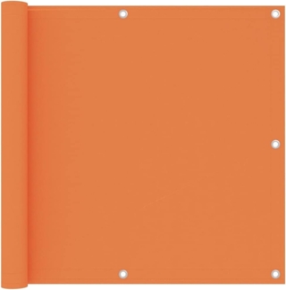 vidaXL Balkon-Sichtschutz Orange 90x600 cm Oxford-Gewebe 135051
