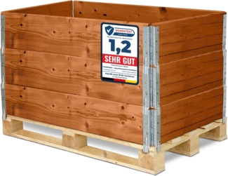 Garronda Auflagenbox Holzaufsatzrahmen für Palette Holzkiste (ohne Palette) GD-0096 (3 St)
