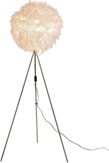 Stehlampe Federkugel 20426 Ø40CM mit Entenfeder WEISS