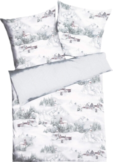 Elegante Bettwäsche Cozy, Feinbiber, 2 teilig, angenehmes Hautgefühl