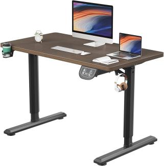 Dripex höhenverstellbarer Schreibtisch elektrisch, Stehschreibtisch höhenverstellbar, Standing Desk für homeoffice, ergonomischer Steh-Sitz Tisch,110x60cm