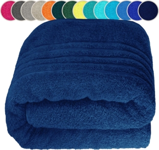 Lashuma Saunatuch XXL Handtuch London, Frottee (1-St), Badetuch Damen & Badehandtuch Herren 100x200 cm - Saunahandtuch 80x220