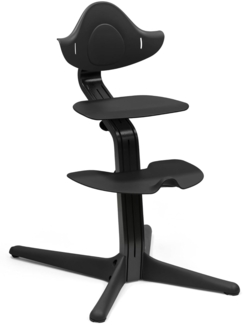 Stokke 'Nomi' Hochstuhl, Schwarz/Schwarz