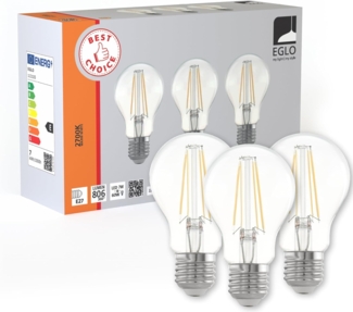 Eglo 113105 LED Leuchtmittel E27 3X7W 2700K L:10. 5cm Ø6cm