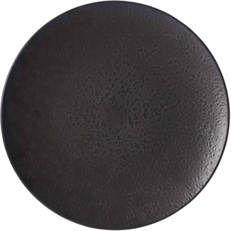 Ritzenhoff & Breker Teller Kitwe, Speiseteller, Essteller, Steinzeug, Schwarz, Ø 28 cm, 271447