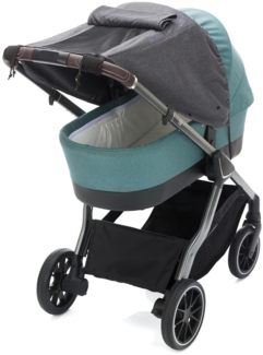 Fillikid Kinderwagen-Sonnenschutzhülle Kinderwagen-Sonnenschutzhülle Sonnenschutz Deluxe für Buggy und Sportwagen Exclusiv, mit UV Schutz 50+, Wasserdicht, abnehmbar Sonnensegel mit Sichtfenster, 118 x 68 cm aus 100% Polyester
