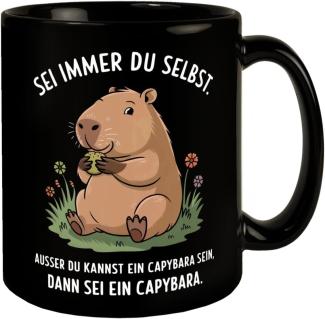 speecheese Tasse Capybara Motivation Tasse - sei immer du selbst