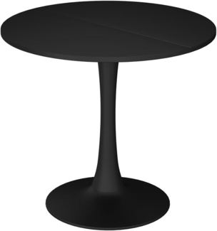 Esstisch Carl Schwarz 80 x 80 cm Vicco