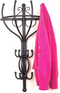 Garderobe Kleiderständer Vienno Halbrund 66cm Wandgarderobe Kleiderhaken Haken