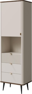 Regal Rotevio 3S1D RE04 (Farbe: Cashmere / Cashmere + Nuss)
