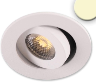 ISOLED LED Einbauleuchte MiniAMP weiß, 3W, 24V DC, warmweiß, dimmbar