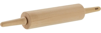 Original Kaiser Classic Nudelholz 47 x 6,5 cm, Teigroller, Wellholz, Buchenholz, Leichtlauf-Gleitlager, breite Ausrollfläche