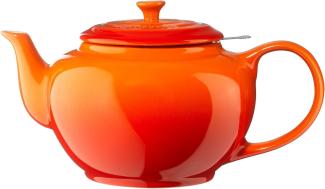 Le Creuset KLASSISCHE KANNE MIT SIEB 1,3 L OFENROT