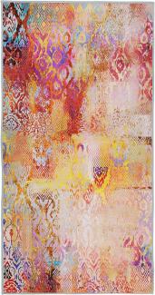Teppich bunt 80x150 cm Kurzflor ISPARTA