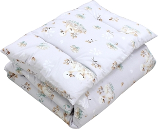 TupTam Kinderbettdecke Kinder Gemusterte Bettdecken Set Ganzjahresdecke Kopfkissen 2tlg.