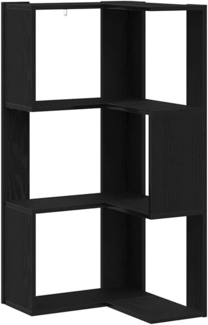 vidaXL Eckregal Schwarze Eiche 50 x 50 x 102 cm Holzwerkstoff 868050
