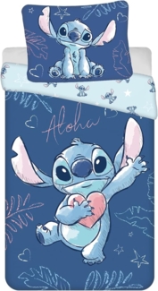 Disney Lilo & Stitch Bettwäsche Aloha Design 140x200 cm 70x90 cm Baumwolle
