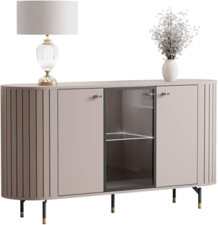 Lookway Kommode ELODIE 150 3D mit LED-Beleuchtung (1x Kommode), Breite: 150 cm