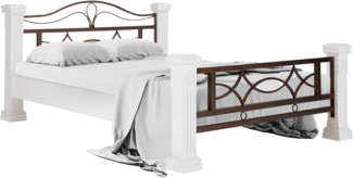 Bett Byzanz 180x200 weiß