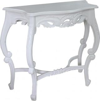 Casa Padrino Barock Konsolentisch Antik Stil Weiß - Shabby Chic - Medium Size