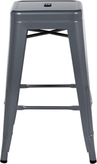 Hocker grau Höhe 60 cm 2er Set CABRILLO