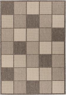 Outdoorteppich Huinaha 100 Taupe 80 x 150 cm