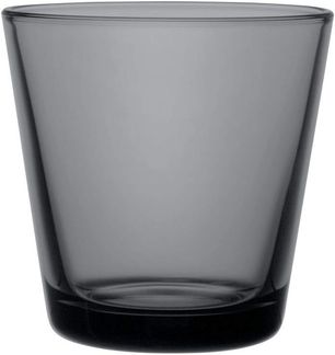 Iittala Kartio Glas - 21cl - Dunkelgrau - 2 Stück 1026780