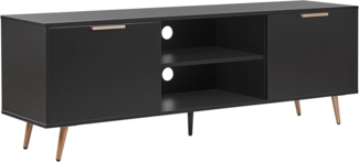 TV-Möbel schwarz INDIO