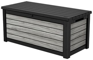 Keter Gartenbox "NORTHWOOD" 623L 157x72x69cm Deckel bis 270kg belastbar, abschließbar