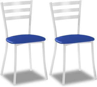 ASTIMESA Esszimmerstuhl, Blau, 39 x 46 x 84 cm
