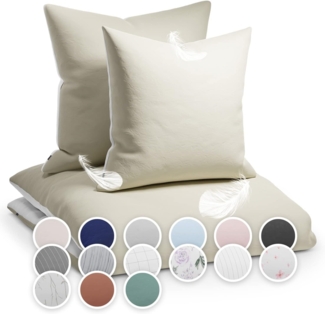 Soft Wonder-Edition Bettwäsche 200x200 cm Beige