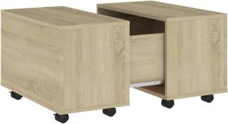 vidaXL Couchtisch Sonoma-Eiche 60x60x38 cm Holzwerkstoff 806861