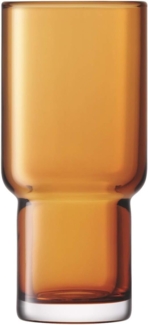 LSA International Utility Highball 390 ml x 2, Bernstein, 8,2 x 8,2 x 15 cm