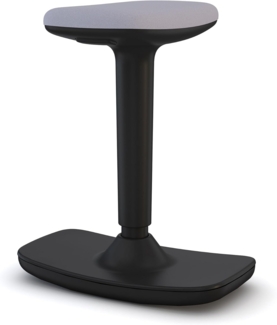 ASSMANN Steh-Sitzhocker Bari Schwarz 44x24x53cm Kunststoff