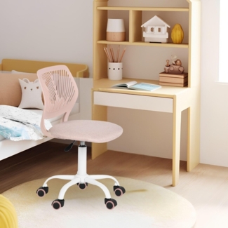 FurnitureR Kinderstuhl Schreibtisch Höhenverstellbar, bunter ergonomischer Jugendstuhl mit Rückenlehne und Armlehnen, Kinderstuhl mit 5 Rädern, für Kinder 3-10 Jahre alt, maximale Belastung 100 kg