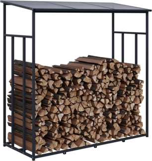 HAGO Kaminholzregal Premium Kaminholzregal Feuerholzregal Lager Brennholz Stapelhilfe