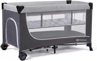 KINDERKRAFT travel cot LEODY grey KCLEOD00GRY0000