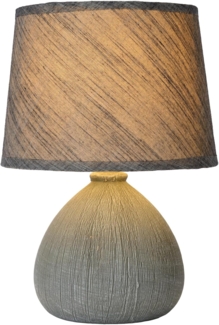 LUCIDE RAMZI - Tischlampe - Ø 18 cm - 1xE14 - Grau