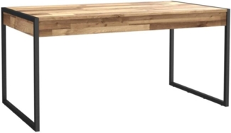 FORTE Hud Esstisch, Holzwerkstoff, Braun, 166 x 76,9 x 90,2 cm