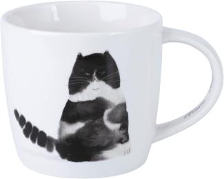 Maxwell & Williams DX1223 Becher 400 ml FELINE FRIENDS Grumpy Cat, Porzellan, in Geschenkbox