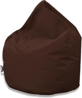 PATCH HOME Patchhome Sitzsack Tropfenform - Braun für In & Outdoor XXXL 480 Liter - mit Styropor Füllung in 25 versch. Farben und 3 Größen