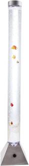 LED Deko Stehleuchte, Wassersäule, Deko-Fische, Höhe 120 cm
