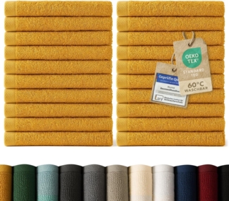 Blumtal Gästehandtücher 30x30cm - weich und saugstark, Frottee (24-St), 12er und 24er Set, 100% Baumwolle