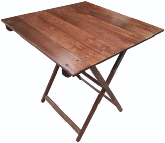 Aranaz Flexi-Tisch mit Brettern, zusammenklappbar und tragbar, für den Außenbereich, ideal für Balkon, Garten, Terrasse, Camping, Terrasse, Picknick und Veranstaltungen, Mehrzweck | Holz | Walnuss |