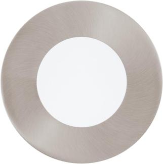 Eglo 94518 LED Einbauleuchte FUEVA 1 nickel-matt, 2,7W Ø85mm rund 3000K